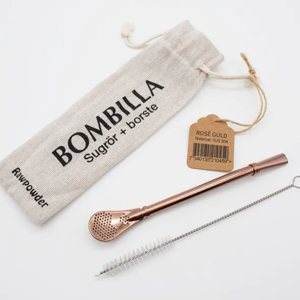 Yerba Straw/Bombilla Roséguld