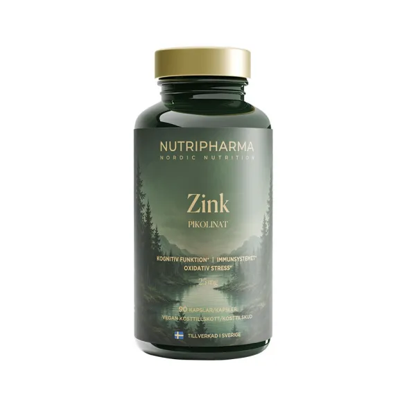 Zink 25mg 90 kapslar